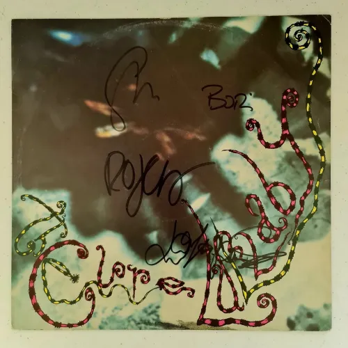 The Cure Autographed 'Lullaby' Album Cover