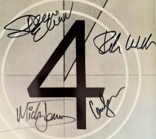 Foreigner ‘4’ Autographed Album Cover