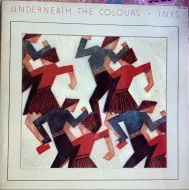 INXS “Underneath the Colours” Signed Album Cover