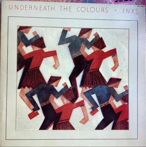 INXS “Underneath the Colours” Signed Album Cover