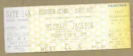 Michael Jackson 1996 Concert Ticket