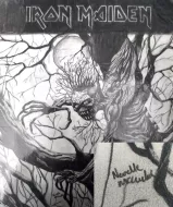 Iron Maiden–Themed Illustration - Created & Signed by Narelle McCulloch
