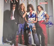 Van Halen Autographed 'Panama' Album Cover