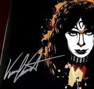 Vinnie Vincent Autographed ‘KISS’ Photograph